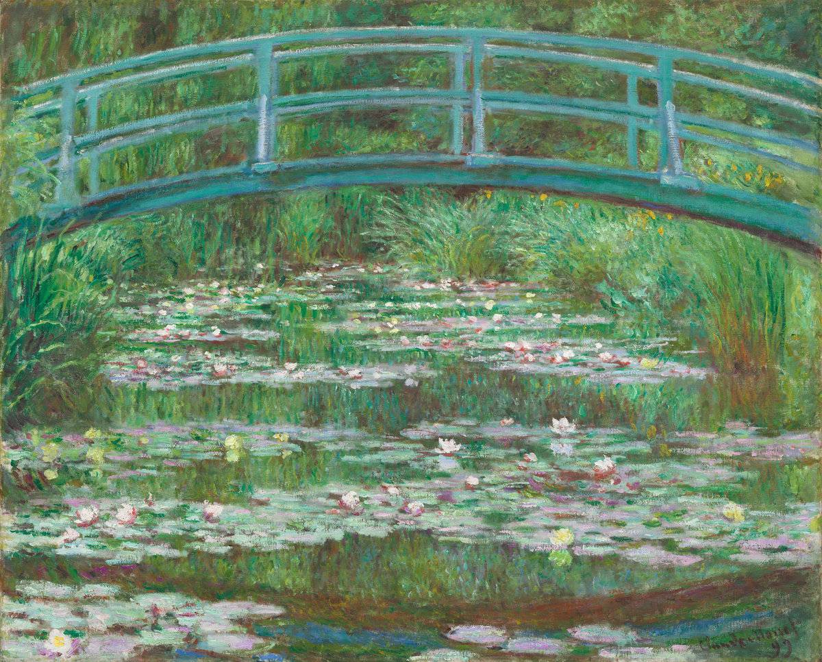 Monet: The Japanese Footbridge 1899