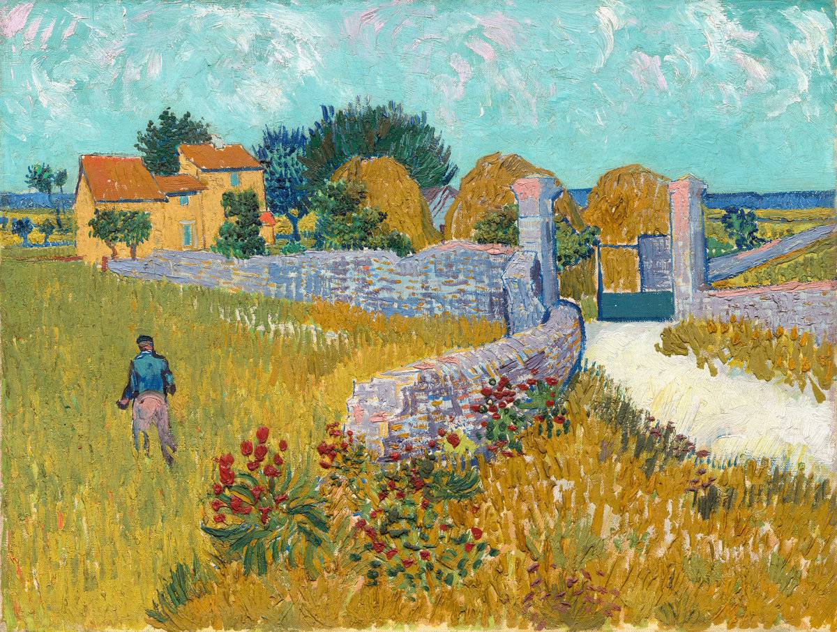 van Gogh: Farmhouse in Provence 1888